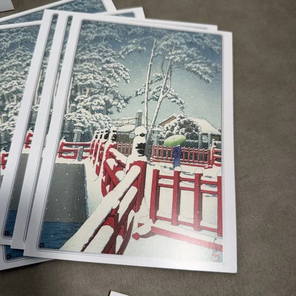 Kawase Hasui  Boxed ‎ Holiday Cards  20 cards and envelopes